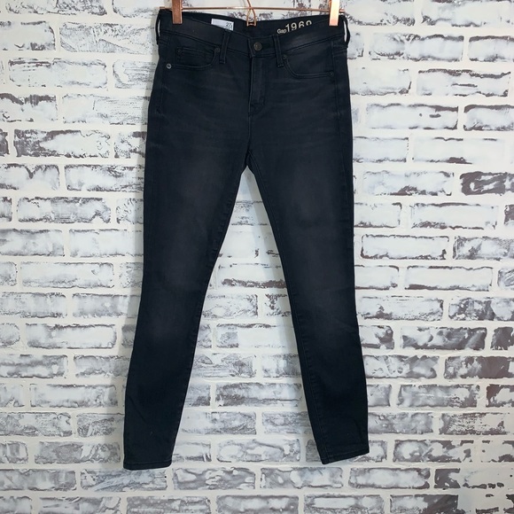 GAP Denim - Gap 1969 Legging Jean Skinny Black Wash Stretch